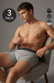 Бавовняні боксерки 3 штуки - чорний