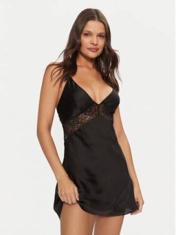 Hunkemöller Нічна сорочка Nina 171842 Чорний Slim Fit Hunkemöller Нічна сорочка Nina 171842 Чорний Slim Fit