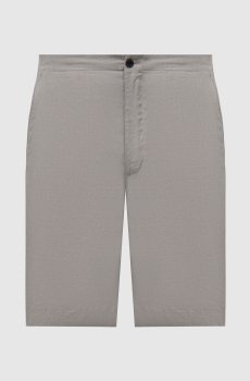 Шорты Nolan цвета хаки из льна