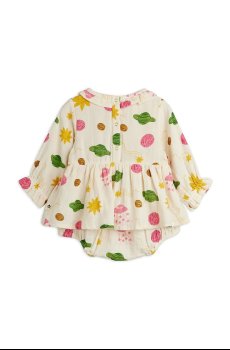 Детское боди из хлопка Mini Rodini Space