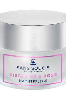 Ночной крем для лица Sans Soucis Kissed By a Rose со стволовыми клетками розы, 50 мл