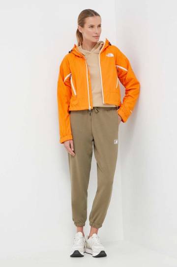 Куртка The North Face женский цвет оранжевый переходная Куртка The North Face женский цвет оранжевый переходная