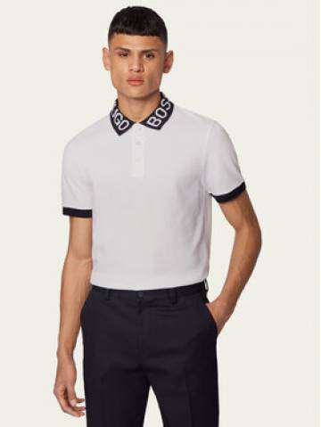 Boss Поло Parlay 85_BB 50432089 Білий Regular Fit Boss Поло Parlay 85_BB 50432089 Білий Regular Fit