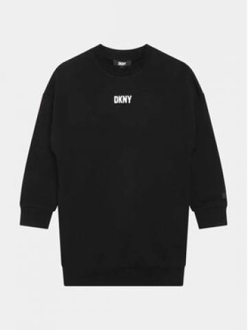 DKNY Трикотажна сукня D32894 S Чорний Regular Fit DKNY Трикотажна сукня D32894 S Чорний Regular Fit