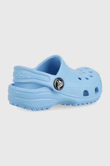 Детские шлепанцы Crocs цвет фиолетовый Детские шлепанцы Crocs цвет фиолетовый