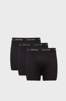 Мужские черные боксеры (3 шт) BOXER BRIEF 3PK Черный S Calvin Klein 000NB1770A