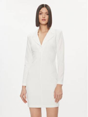 Liu Jo Коктейльна сукня CA4136 J1930 Білий Regular Fit Liu Jo Коктейльна сукня CA4136 J1930 Білий Regular Fit
