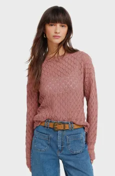 Женский розовый джемпер Розовый M SPRINGFIELD 1333224