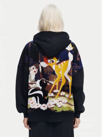 Desigual Світшот Bambi 24WWSK09 Чорний Oversize Desigual Світшот Bambi 24WWSK09 Чорний Oversize