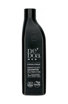 Мужской шампунь для волос, бороды и тела Neboa Men Strong Stream Energising Shampoo 3 In 1, 300 мл
