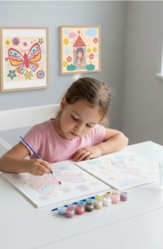 Набір для розмальовки за номерами 2 pack - різнобарвний