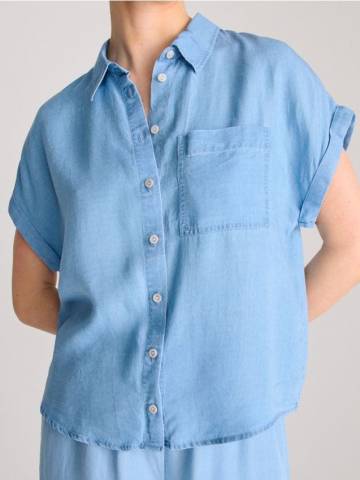 Сорочка з коротким рукавом - light blue Сорочка з коротким рукавом - light blue