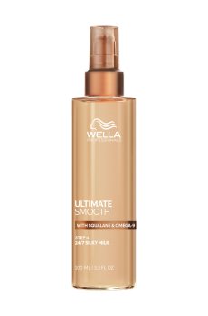 Термозащитное молочко для волос Wella Professionals Ultimate Smooth Silky Milk с защитой от UV-излучения, 100 мл