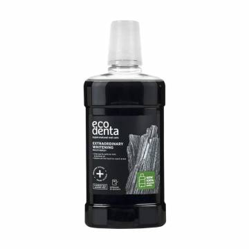 Ополаскиватель для полости рта Ecodenta Expert Line Extraordinary Whitening Mouthwash с черным углем, 500 мл Ополаскиватель для полости рта Ecodenta Expert Line Extraordinary Whitening Mouthwash с черным углем, 500 мл