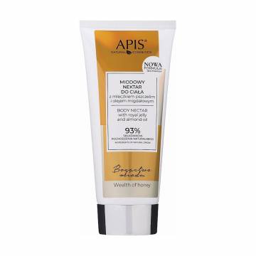 Нектар для тела Apis Natural Cosmetics Body Nectar с медом, маточным молочком и миндальным маслом, 200 мл Нектар для тела Apis Natural Cosmetics Body Nectar с медом, маточным молочком и миндальным маслом, 200 мл