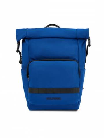Tommy Hilfiger Рюкзак Th Monotype Rolltop Backpack AM0AM12205 Голубий Tommy Hilfiger Рюкзак Th Monotype Rolltop Backpack AM0AM12205 Голубий