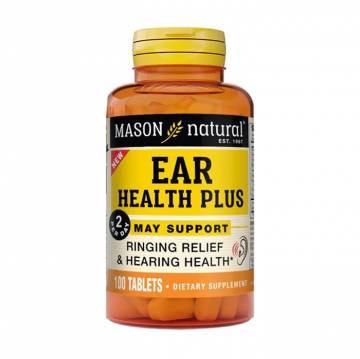 Здоровье ушей Mason Natural Ear Health Plus, 100 таблеток Здоровье ушей Mason Natural Ear Health Plus, 100 таблеток