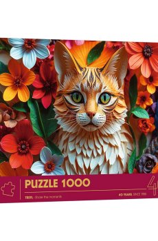 Пазлы Trefl Jubileusz Кот, от 14 лет, 1000 элементов (00403)