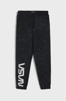 Штани вільного крою NASA - чорний