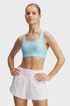 Женский голубой топ Crossback Mid Bra Голубой XL Under Armour 1361034-494