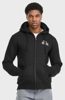 Мужское черное худи ROTHERHITHE Черный XXL Lonsdale 117918