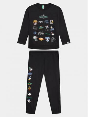 United Colors Of Benetton Піжама 3VR50P055 Чорний Regular Fit United Colors Of Benetton Піжама 3VR50P055 Чорний Regular Fit