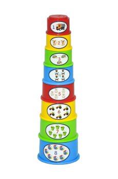 Развивающая игрушка Tigres Пирамидка, 8 предметов, от 1 года (39752)