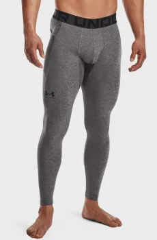 Мужские серые термобрюки UA CG Armour Leggings Серый S Under Armour 1366075-020