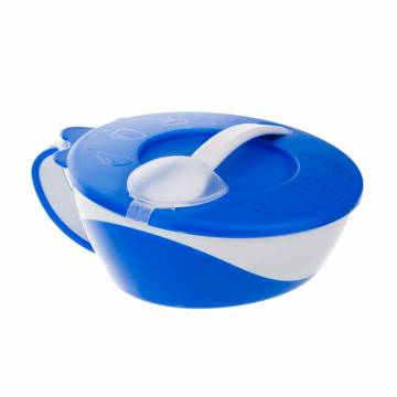 Миска Canpol Babies с ложкой и крышкой, 350 мл (31/406_blu) Миска Canpol Babies с ложкой и крышкой, 350 мл (31/406_blu)