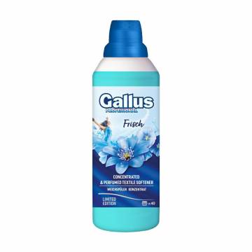 Ополаскиватель для белья Gallus Professional Weichspuler Frisch, 40 стирок, 1 л Ополаскиватель для белья Gallus Professional Weichspuler Frisch, 40 стирок, 1 л