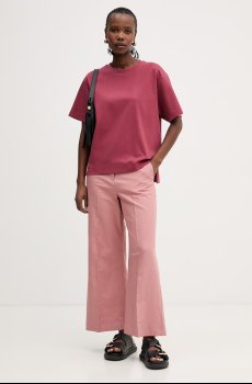 Хлопковая футболка Weekend Max Mara MULTID