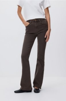 Reserved - Джинси flare - коричневий - 752FZ-89J