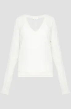 Женский белый шерстяной пуловер Белый L Guess W5YR00.Z3HQ0;G012