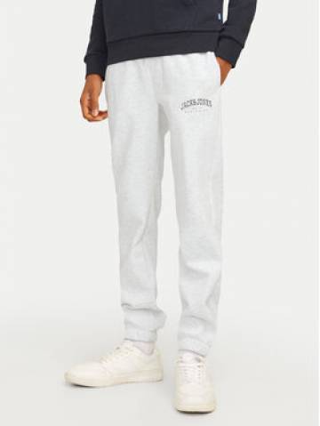 Jack&Jones Junior Спортивні штани Caleb 12258982 Білий Relaxed Fit Jack&Jones Junior Спортивні штани Caleb 12258982 Білий Relaxed Fit