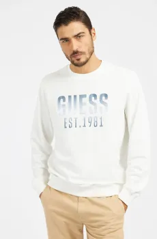 Мужской белый свитшот Белый XXL Guess M4RQ08.KBK32;G018