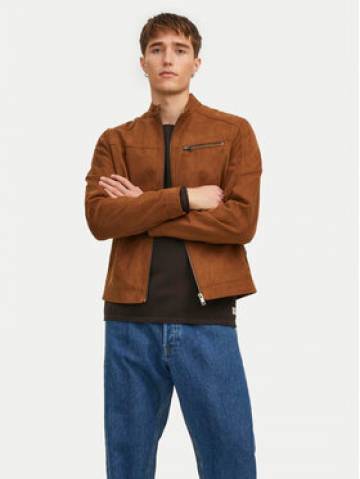 Jack&Jones Куртка зі штучної шкіри Rocky 12147218 Коричневий Regular Fit Jack&Jones Куртка зі штучної шкіри Rocky 12147218 Коричневий Regular Fit