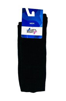 Носки мужские Левый&Правый 240, высокие, махровые, 00 черные, размер 40-41