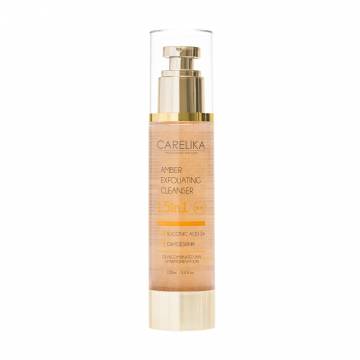 Очищающий гель для лица 15в1 Carelika Amber Exfoliating Cleanser с янтарной кислотой, 100 мл