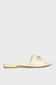 Женские белые слайдеры Белый 40 Guess FLJTARLEA19