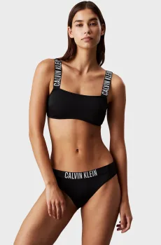 Женский черный лиф от купальника Черный S Calvin Klein KW0KW02855