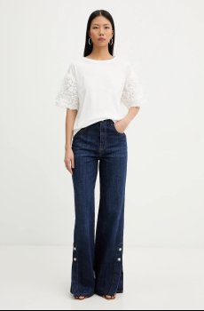 Хлопковая футболка Twinset