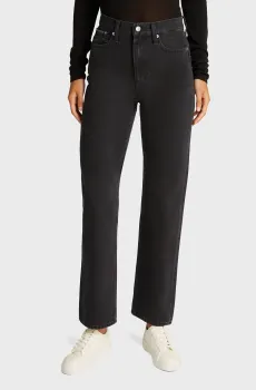 Женские черные джинсы HIGH RISE STRAIGHT Черный 30-32 Calvin Klein Jeans J20J224505