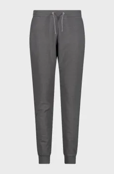 Женские серые спортивные брюки LONG PANT STRETCH BRUSHED FLEE Серый 38 CMP 31D4296M-U817