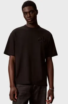 Мужская черная футболка 6S AUG CALVIN KLN TRVL GRAPH Черный XXL Calvin Klein Jeans LV04RG838G