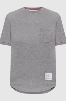 Серая меланжевая футболка MILANO
