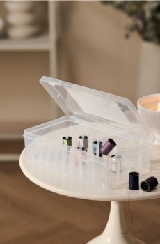 Органайзер для зберігання ниток - clear