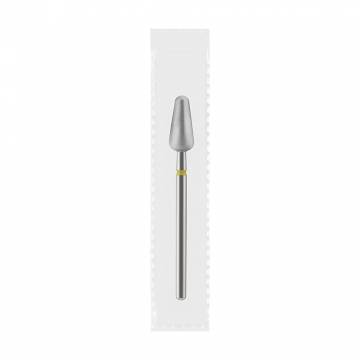 Сменная алмазная фреза для маникюра Divia Бутон, желтая, 5.5 мм (DF016-55-Y)