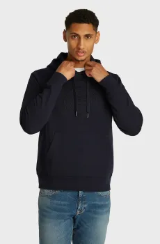 Мужское темно-синее худи FLAG ROUNDLE EMBRO HOODY Синий XL Tommy Hilfiger MW0MW35532