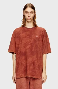 Мужская терракотовая футболка T-BOXT-T4 Красный L Diesel A18643 0AGBY