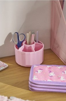 Органайзер для столу - пастельний рожевий